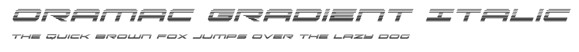 Oramac Gradient Italic.ttf字體轉換器圖片