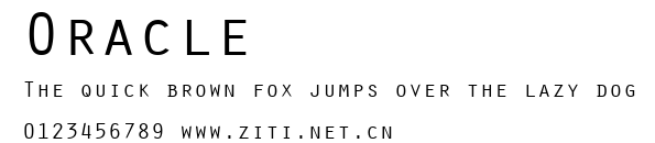 Oracle.ttf字體轉換器圖片