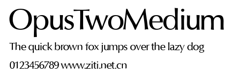 OpusTwoMedium.ttf字體轉換器圖片