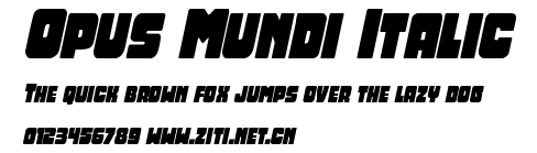 Opus Mundi Italic.ttf字體轉換器圖片