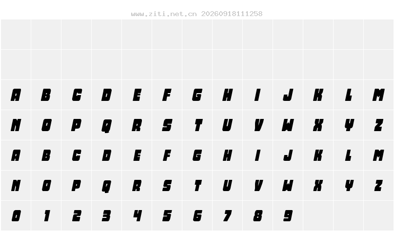 字符映射圖