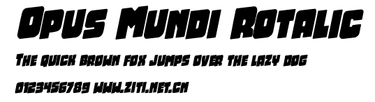 Opus Mundi Rotalic.ttf字體轉換器圖片