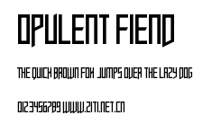 Opulent Fiend.ttf字體轉換器圖片