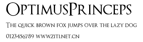 OptimusPrinceps.ttf字體轉換器圖片