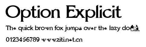 Option Explicit.ttf字體轉換器圖片