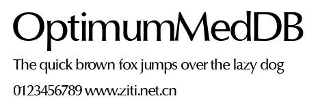 OptimumMedDB.ttf字體轉換器圖片
