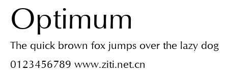 Optimum.ttf字體轉換器圖片