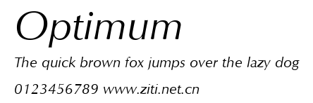Optimum.ttf字體轉換器圖片