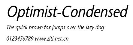 Optimist-Condensed.ttf字體轉換器圖片