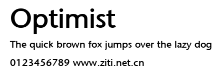 Optimist.ttf字體轉換器圖片