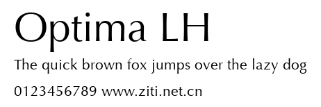 Optima LH.ttf字體轉換器圖片