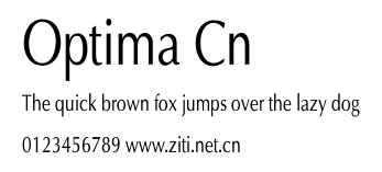 Optima Cn.ttf字體轉換器圖片