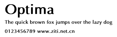 Optima.ttf字體轉換器圖片