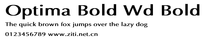 Optima Bold Wd Bold.ttf字體轉換器圖片
