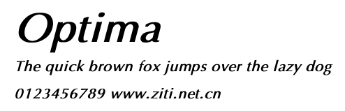 Optima.ttf字體轉換器圖片