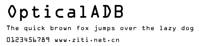 OpticalADB.ttf字體轉換器圖片