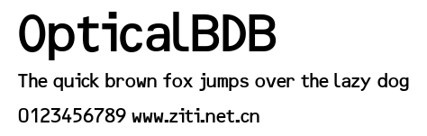 OpticalBDB.ttf字體轉換器圖片
