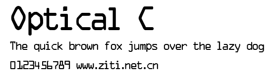 Optical C.ttf字體轉換器圖片