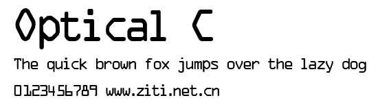 Optical C.ttf字體轉換器圖片