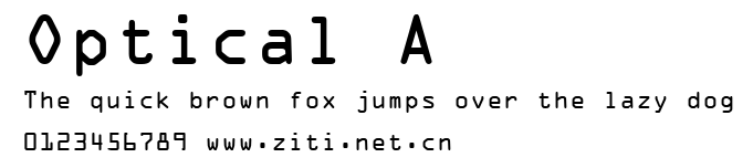 Optical A.ttf字體轉換器圖片