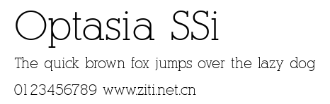 Optasia SSi.ttf字體轉換器圖片