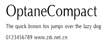 OptaneCompact.ttf字體轉換器圖片