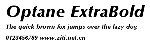 Optane ExtraBold.ttf字體轉換器圖片