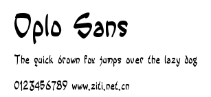 Oplo Sans.ttf字體轉換器圖片