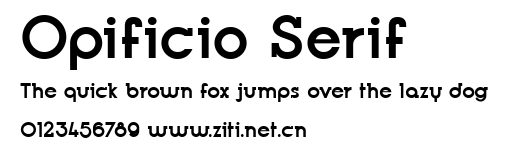 Opificio Serif.ttf字體轉換器圖片