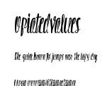 OpiatedValues.ttf字體轉換器圖片