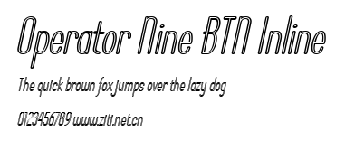 Operator Nine BTN Inline.ttf