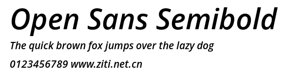 Open Sans Semibold.ttf字體轉換器圖片