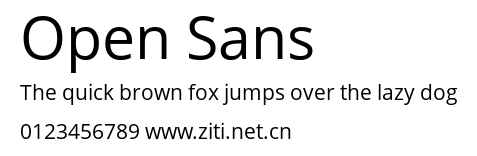 Open Sans.ttf字體轉換器圖片