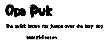 Opa Puk.ttf字體轉換器圖片