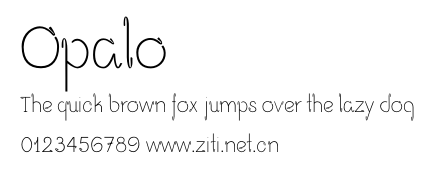 Opalo.otf字體轉換器圖片