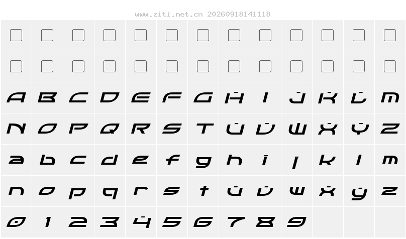 字符映射圖