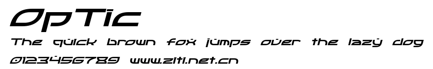 OpTic.ttf字體轉換器圖片