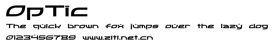 OpTic.ttf字體轉換器圖片