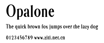 Opalone.ttf字體轉換器圖片