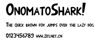 OnomatoShark!.ttf字體轉換器圖片