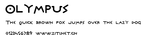 Olympus.ttf字體轉換器圖片