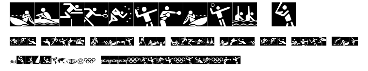 Olympicons 2.ttf字體轉換器圖片