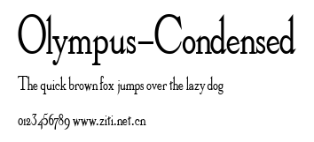 Olympus-Condensed.ttf字體轉換器圖片