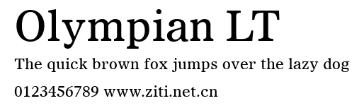 Olympian LT.ttf字體轉換器圖片