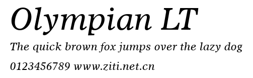 Olympian LT.ttf字體轉換器圖片