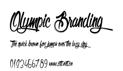 Olympic Branding.ttf字體轉換器圖片