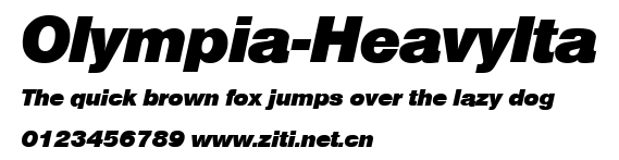 Olympia-HeavyIta.ttf字體轉換器圖片