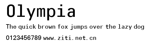 Olympia.ttf字體轉換器圖片