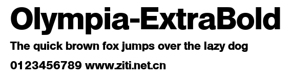 Olympia-ExtraBold.ttf字體轉換器圖片