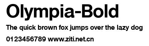 Olympia-Bold.ttf字體轉換器圖片